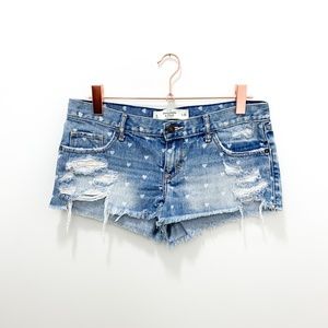 Abercrombie & Fitch Blue Jean Shorts
